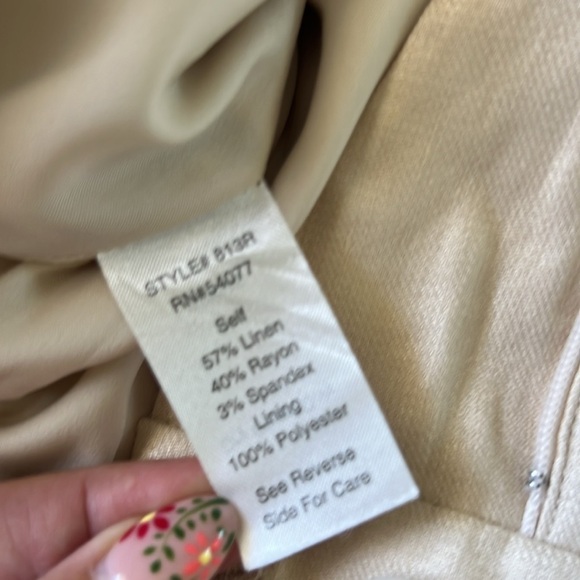 CABI Everly 813R Linen Blend Pants | 10 - Picture 7 of 10
